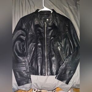 Guess brand leather jacket